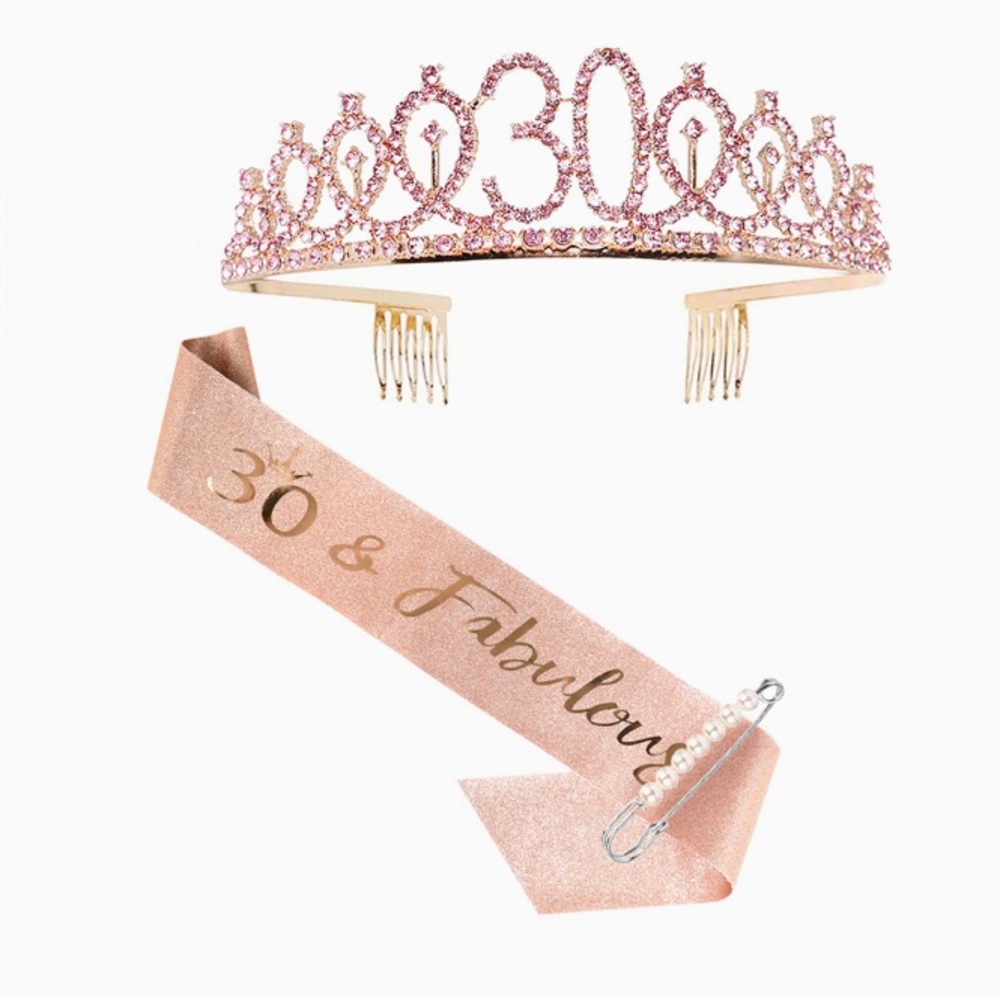 30th Birthday Tiara & Sash